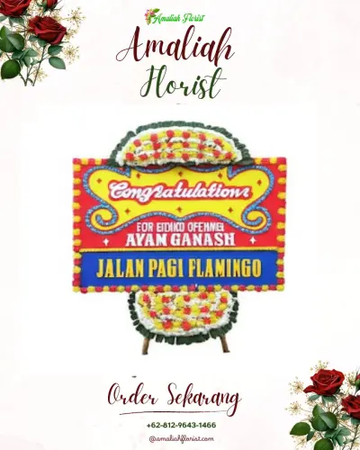 Bunga Papan Congratulation di Rajabasa Nunyai